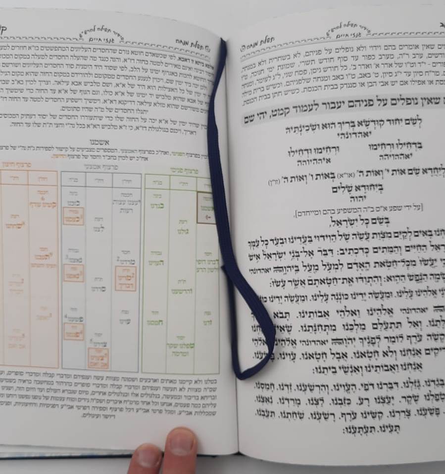 גנזי חיים - סידור הרש"ש מנחה וערבית של חול / פורמט גדול