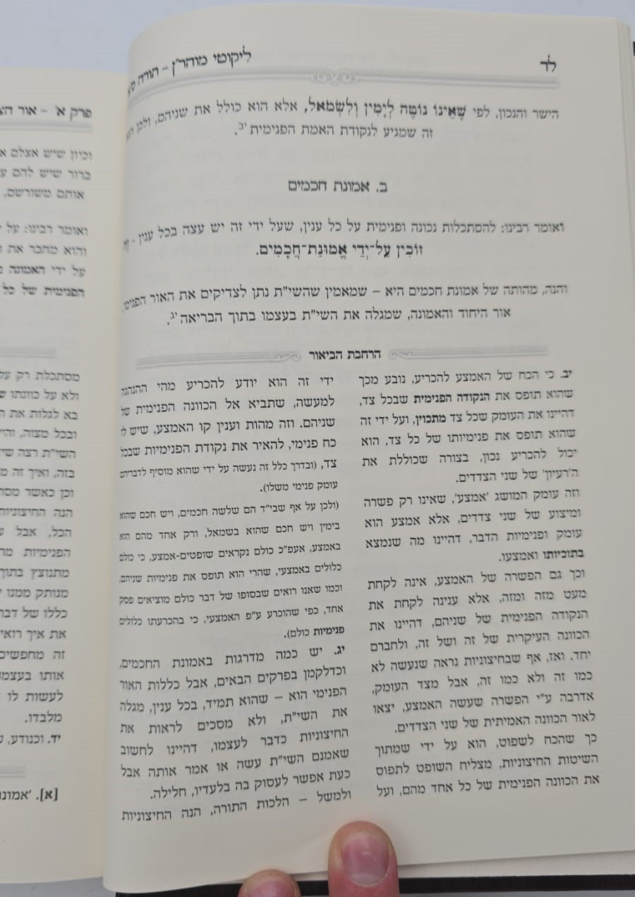נחית כצאן עמך - ליקוטי מוהר"ן בדרך היחוד והעבודה חלק א' / הרב י.מ מורגנשטרן