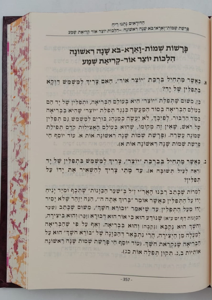 הדודאים נתנו ריח - הלכות תפילה חלק ב' / שו"ת לפי ספר בן איש חי