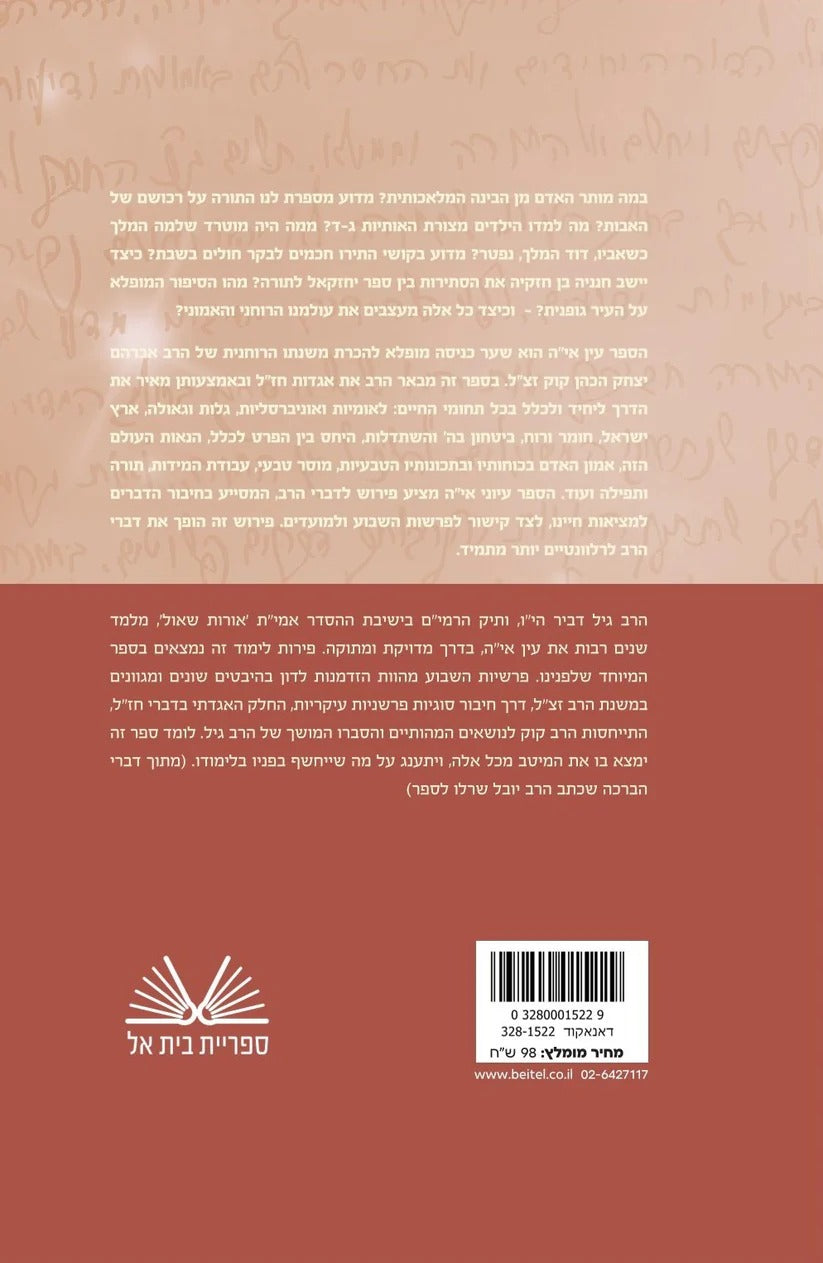 עיוני אי"ה חלק ג' / גיל דביר