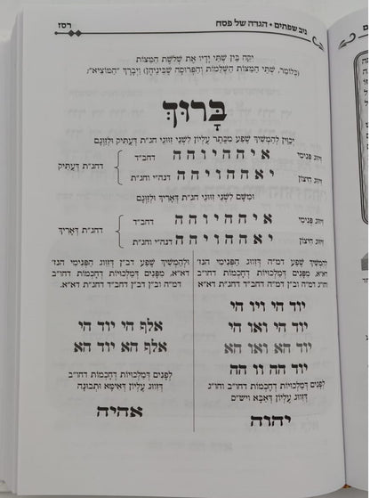 הגדה של פסח - ניב שפתיים / אליבא דנפשיה