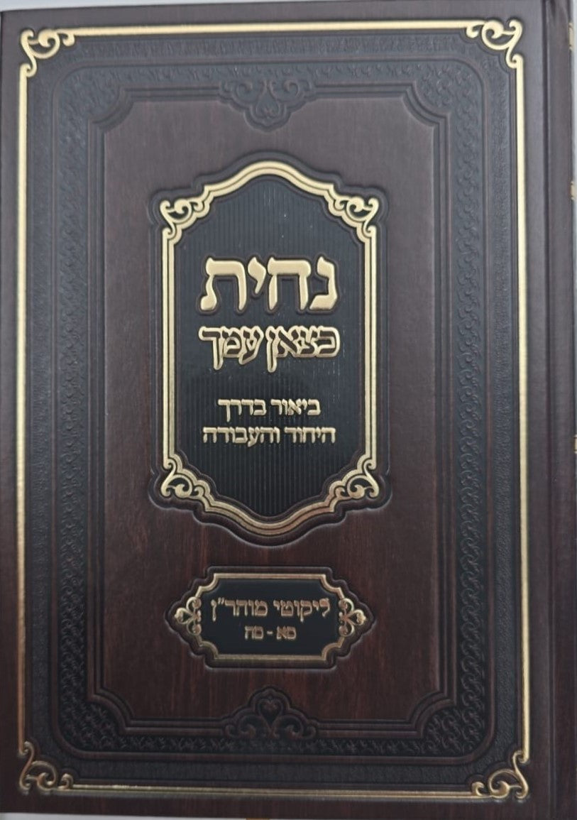 נחית כצאן עמך - ליקוטי מוהר"ן עם ביאור בדרך היחוד והעבודה חלק א' / הרב י.מ מורגנשטרןנחית כצאן עמך - ליקוטי מוהר"ן עם ביאור בדרך היחוד והעבודה חלק א' / הרב י.מ מורגנשטרן