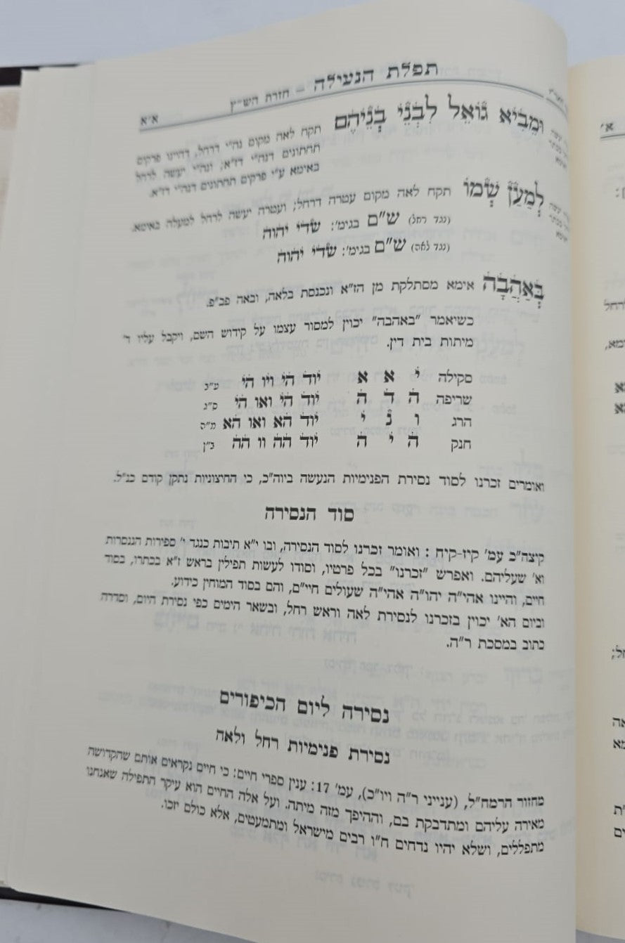 מחזור הרמח"ל - ליום הכיפורים / מכון רמח"ל