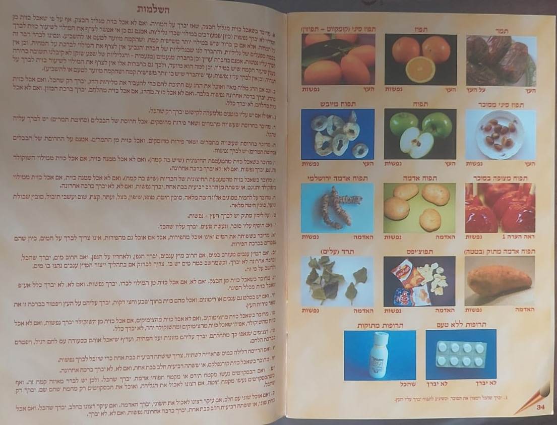 לוח ברכות - ברכה ראשונה וברכה אחרונה / למינציה