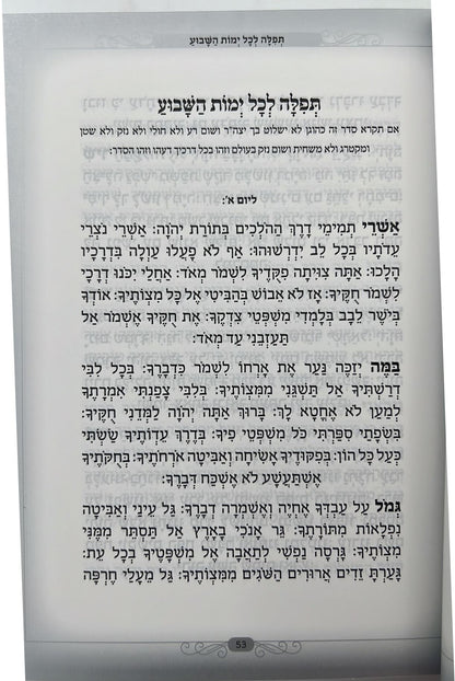 שירת הלב - תחינות סגולות ותפילות ייחודיות לכל עת וזמן / פורמט בינוני