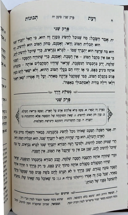 דעת תבונות לרמח"ל המבואר - עם ביאור מסילת דרך