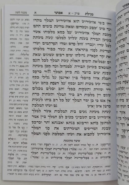 תיקון קוראים סימנים - מגילת אסתר / כ"ר פורמט בינוני