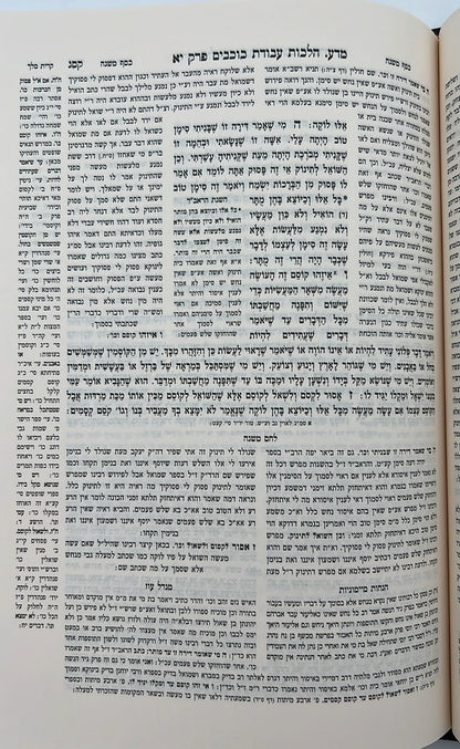 משנה תורה לרמב"ם מנוקד מפואר קטן 10 כרכים - רמבם מנוקד קטן במבצע! / אור דוד