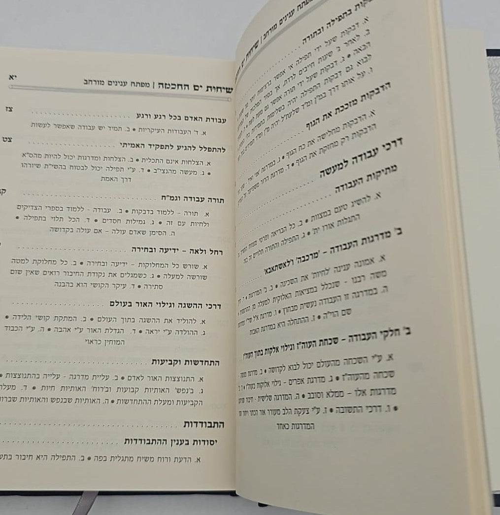 שיחות ים החכמה - פנימיות העבודה חלק ב'