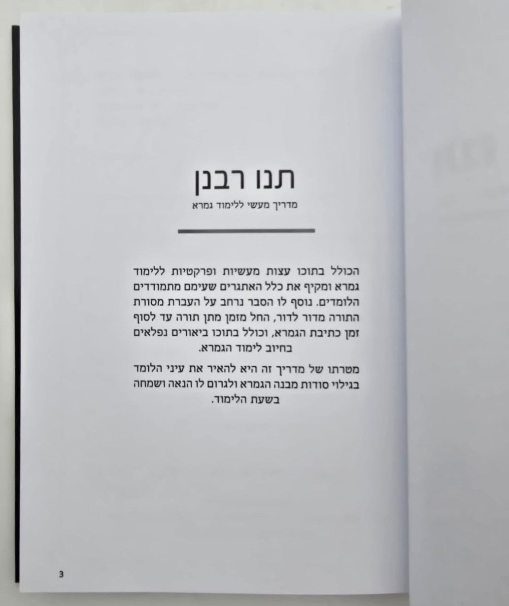 תנו רבנן - מדריך מעשי ללימוד גמרא / אברהם לשם