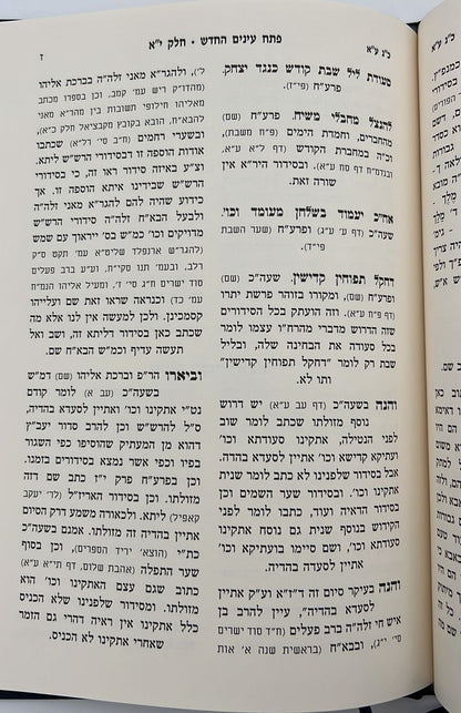 פתח עיניים החדש - על סידור הרש"ש זיע"א כרך יא' / רבי שריה דבליצקי זצ"ל