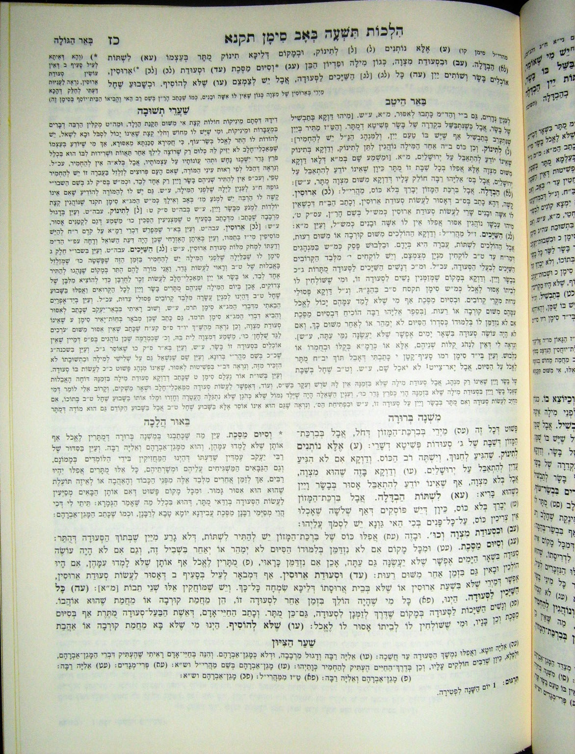 משנה ברורה מנוקד בהוצאת לשם סט בינוני ו' כרכים
