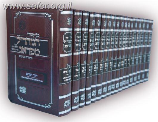 המהר"ל המנוקד חי' כרכים / מכון האבות
