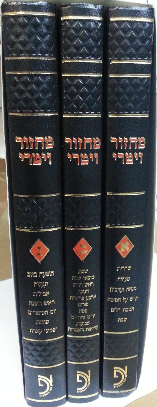 מחזור ויטרי ו' כרכים / הרב אריה גולדשמידט (סט חדש ועדכני)