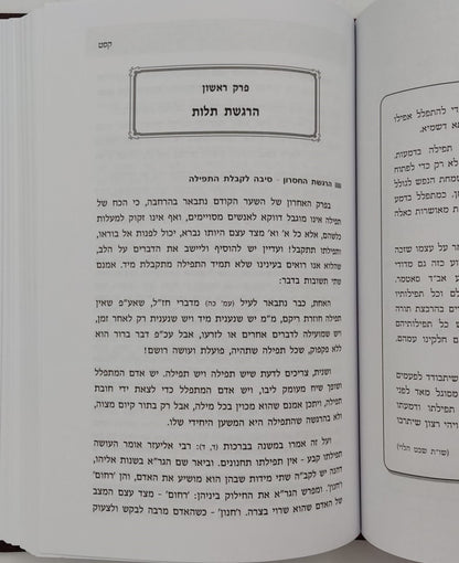 שערי התפילות - עבודת התפילה