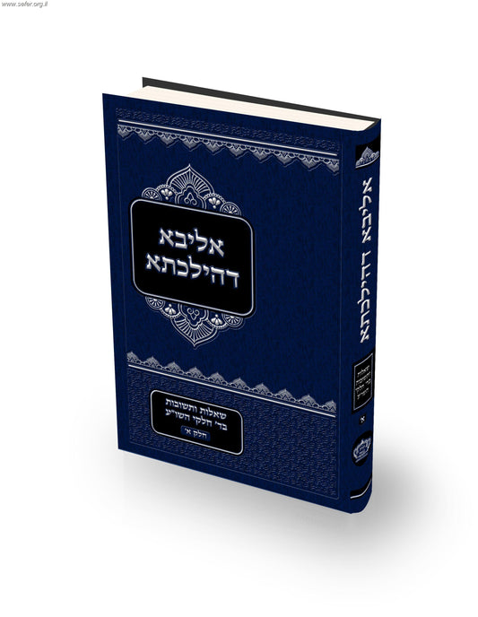 שו"ת אליבא דהילכתא חלק ב' / הרב בנימין חותה