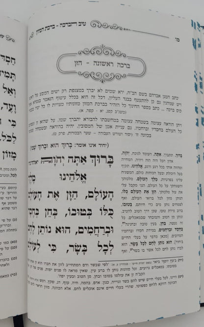 ברכת המזון וברכות הנהנין - עם פירוש טיב הברכה • טיב הפנינים • שיחות ומאמרים / הרב גמליאל הכהן רבינוביץ שליט"א