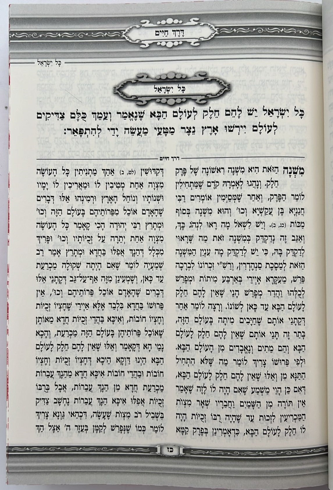 דרך החיים - אבות למהר"ל מפראג מנוקד / מכון האבות