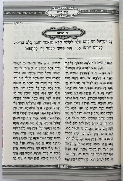 דרך החיים - אבות למהר"ל מפראג מנוקד / מכון האבות