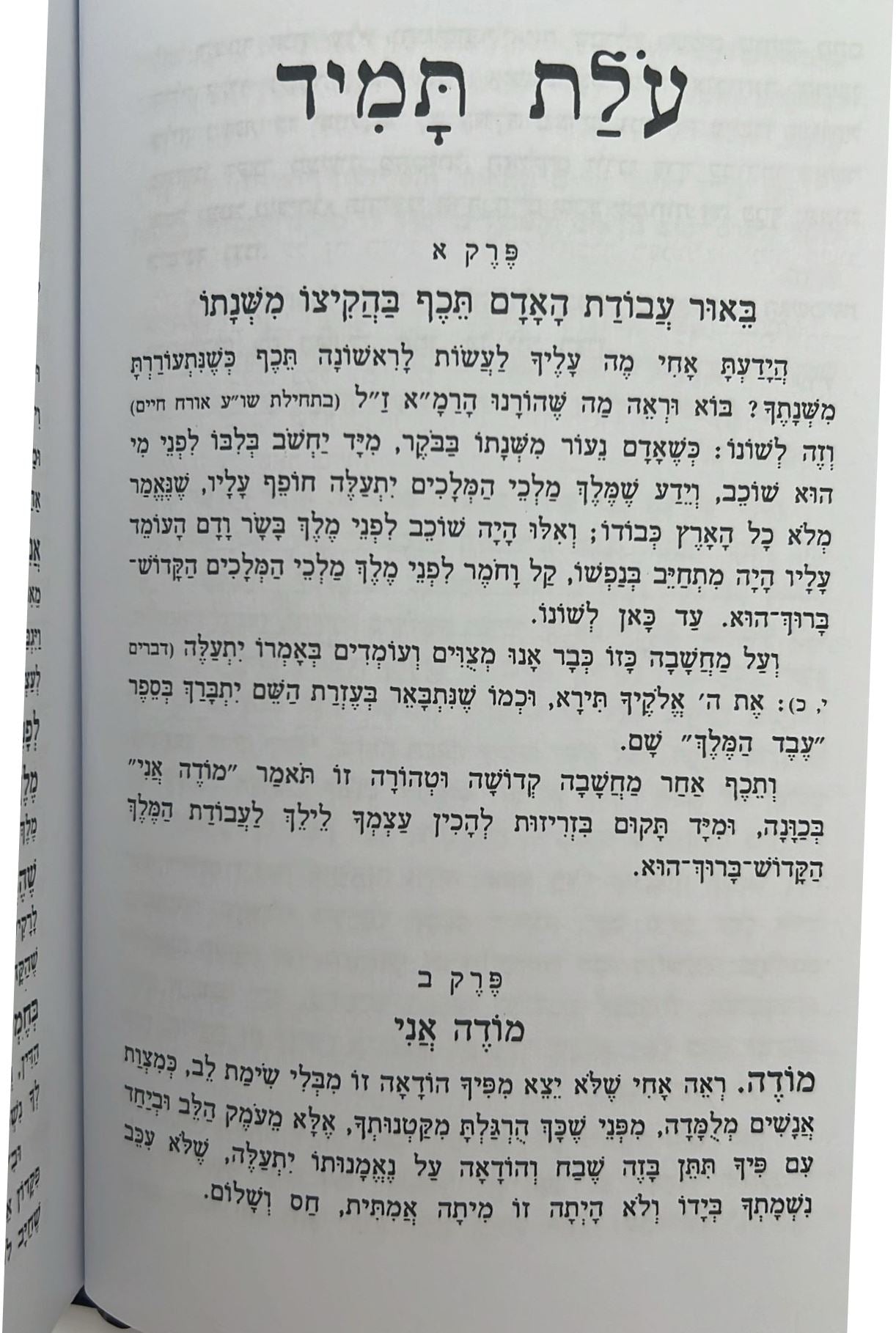 עולת תמיד - ביאור התפילה מנוקד / ר' שמואל הומינר זצוק"ל