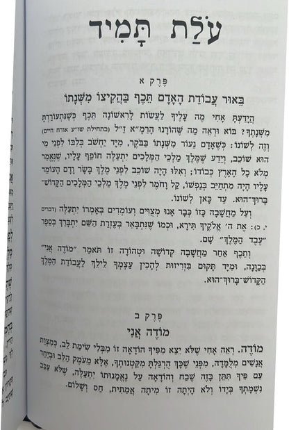 עולת תמיד - ביאור התפילה מנוקד / ר' שמואל הומינר זצוק"ל