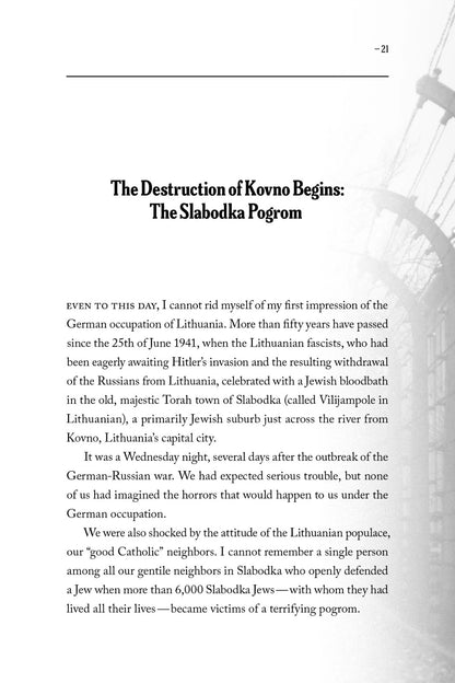 Heroes to the End / Rabbi Ephraim Oshry - חורבן ליטא גיבורים עד הסוף (אנגלית)