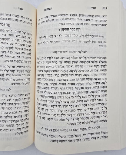 שדי תפוחים המסודר א-ב / תיקונים ותפילות