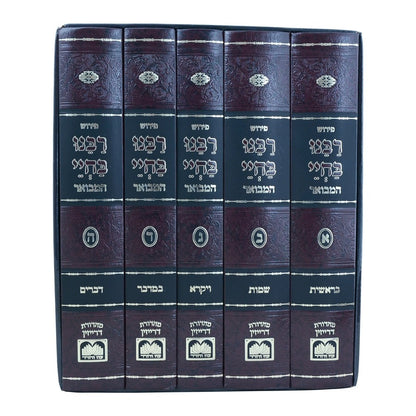 רבינו בחיי המבואר על התורה ה' כרכים / עוז והדר