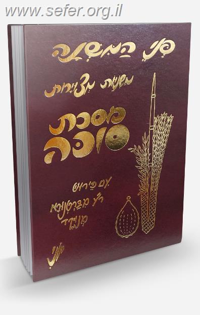 משניות מצויירות - מסכת סוכה / פני המשנה