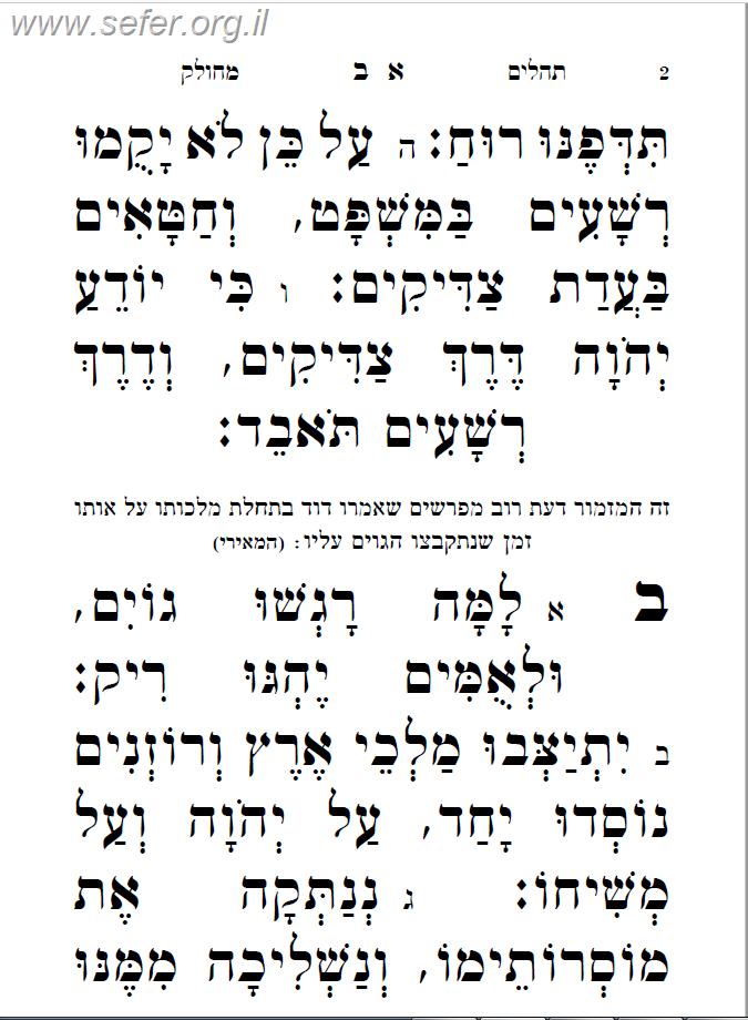 תהילים מחולק - אור חדש - כח חוברות