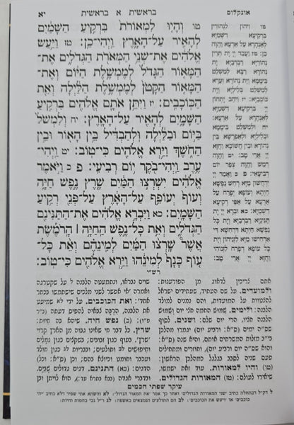 חמשה חומשי תורה סט ה' כרכים - פורמט גדול / פאר המקרא