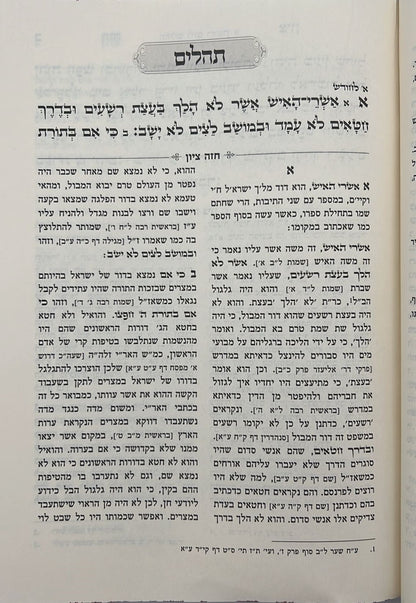 חזה ציון - על תהילים סט ב' כרכים / רבינו רפאל עמנואל חי ריקי זיע"א