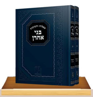 שו"ת בני אהרן ב' כרכים - לרבינו אהרן לפפא זצ"ל / זכרון אהרון
