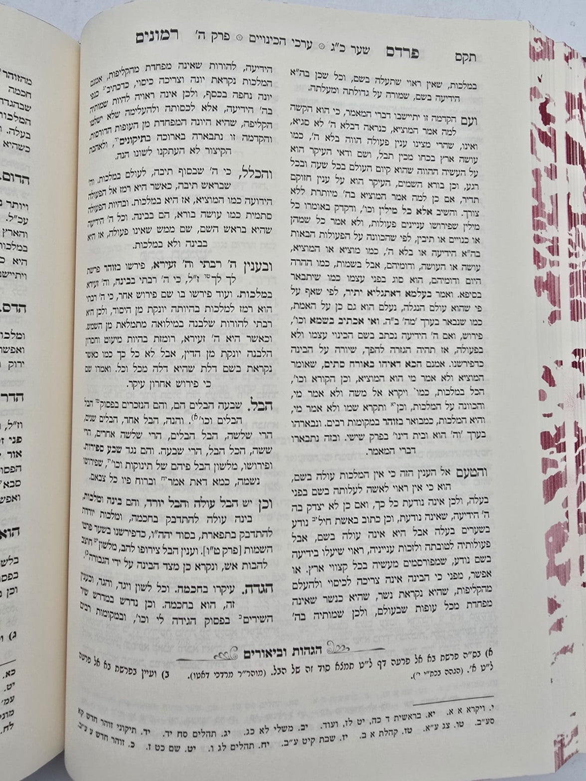 פרדס רימונים להרמ"ק / אהבת שלום