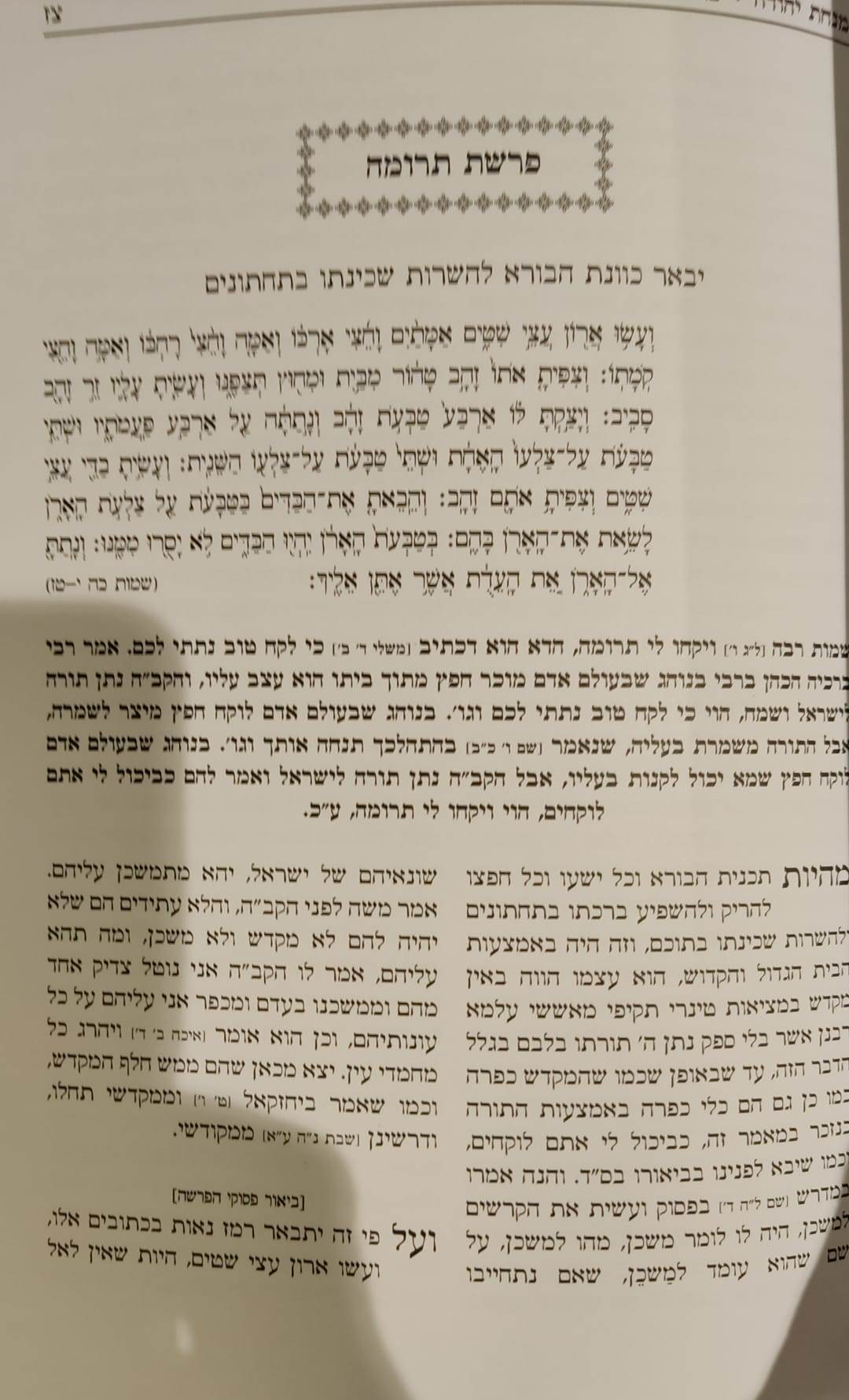 מנחת יהודה - על התורה / אהבת שלום