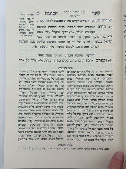 שער הכוונות - עם פירוש טיב הכוונות דרושי השחר • סידור הרש"ש - עם פירוש טיב הרש"ש / הרב גמליאל הכהן רבינוביץ