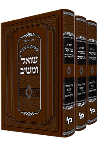 שו"ת שואל ומשיב יב' כרכים / רבי יוסף שאול נתנזון זצ"ל