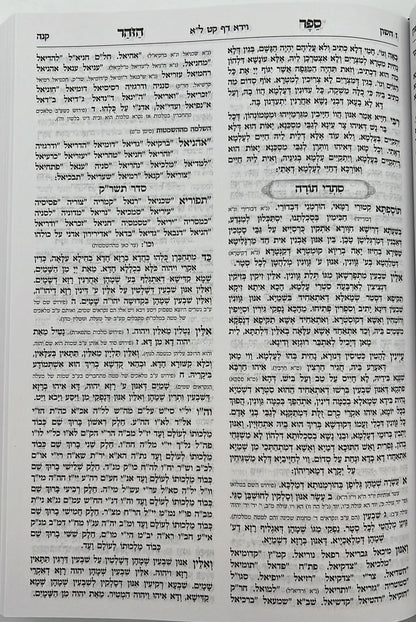 ספר הזוהר מנוקד בכרך אחד כחול כהה / כריכת סקאי מהודרת