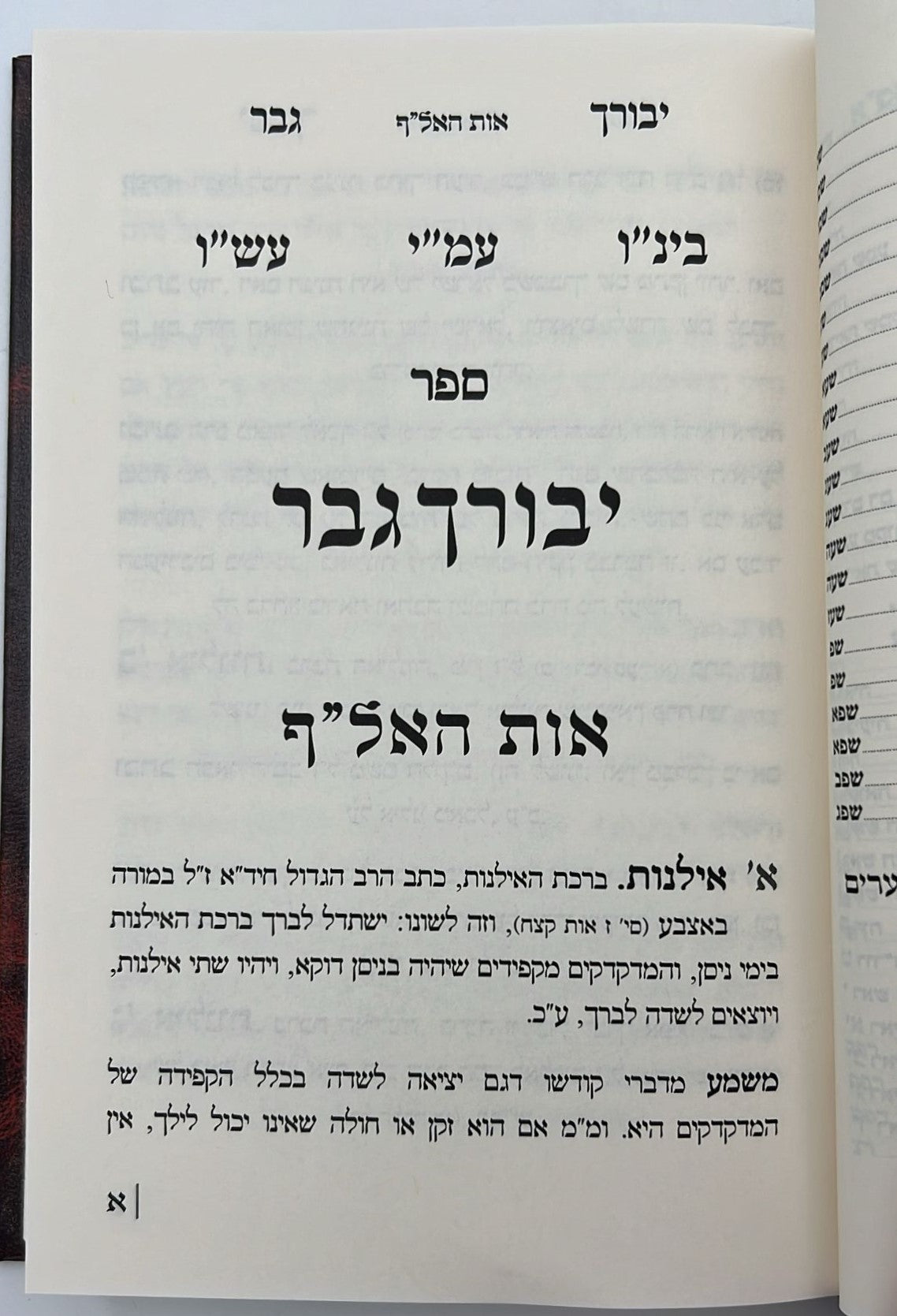 יבורך גבר - הלכה ומוסר / רבינו מבורך בראנץ זצ"ל