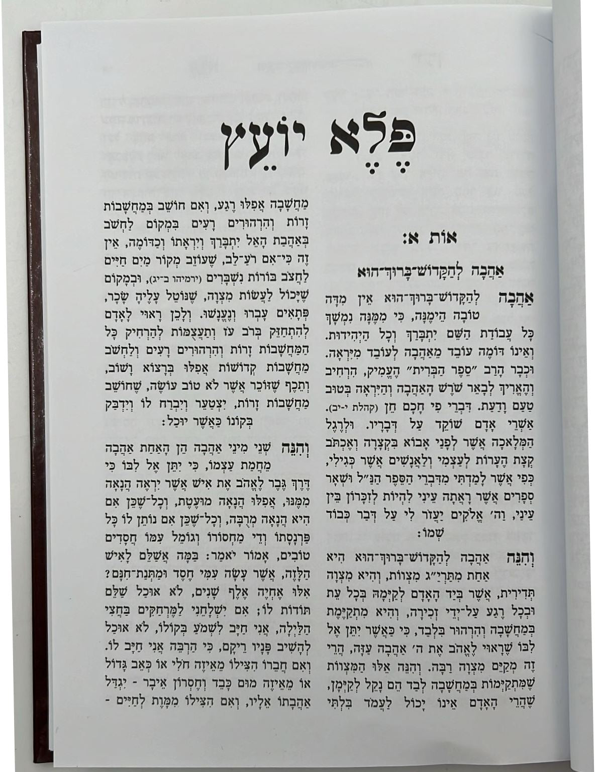 פלא יועץ מנוקד ב' כרכים - ר' אליעזר פאפו זיע"א / אברמוביץ