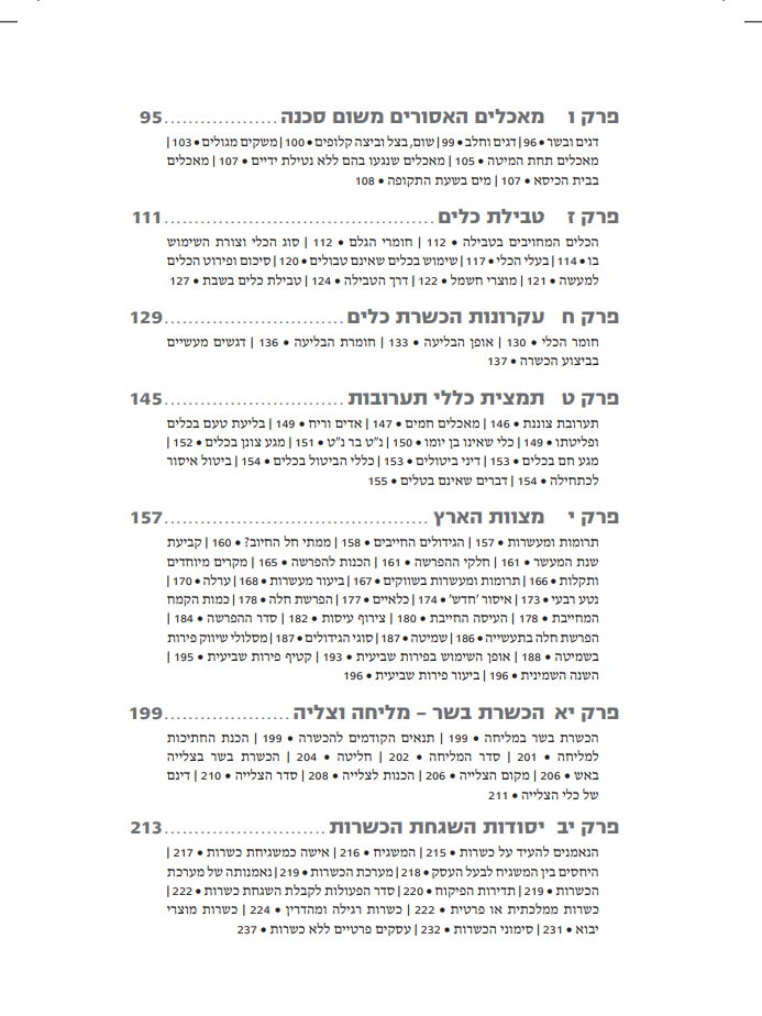כושרות - מדריך הלכתי מעשי ללימוד כשרות
