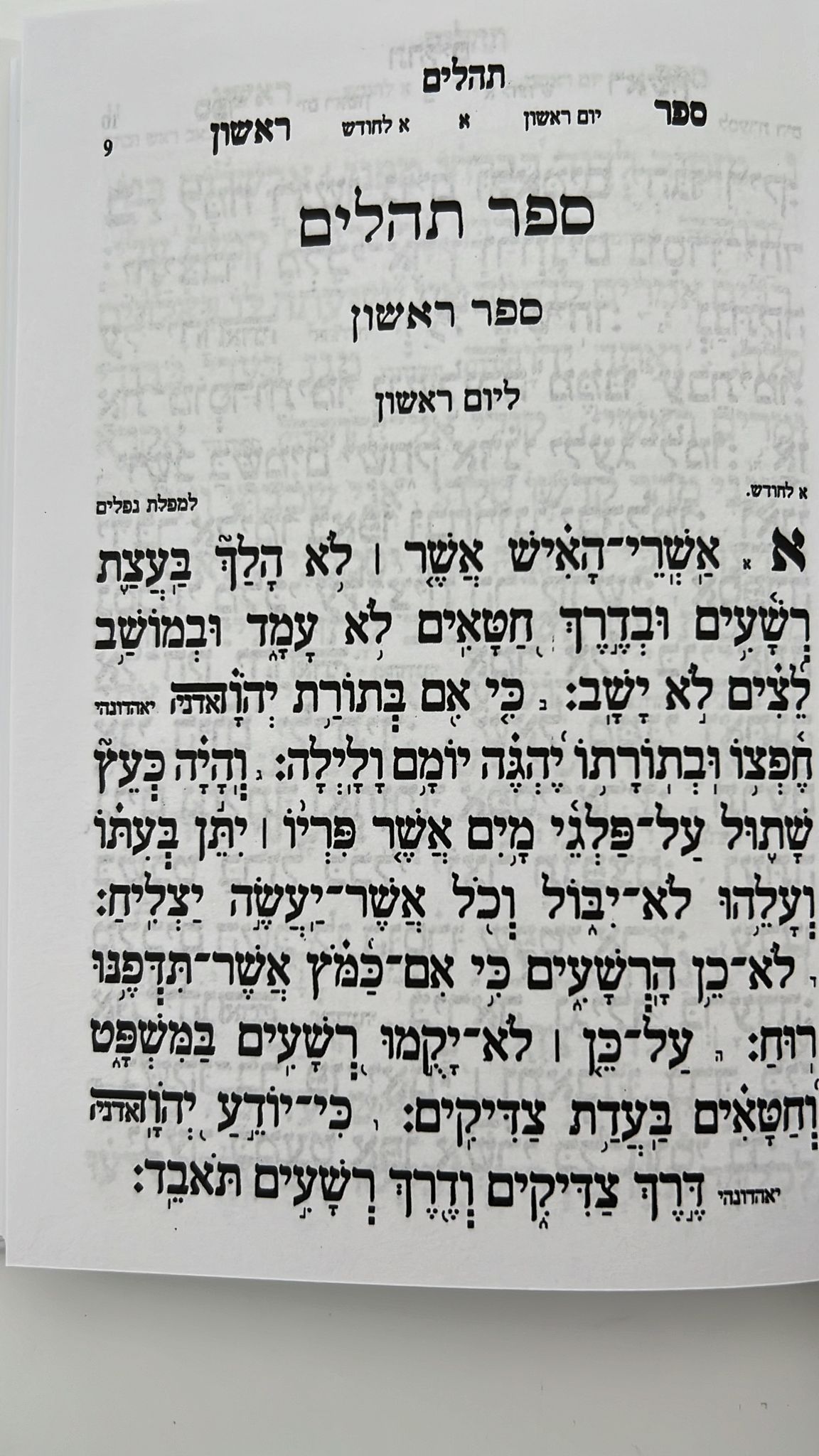 ספר תהילים עבודת השם - כריכה מפוארת