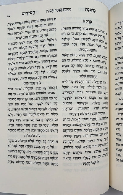 משנת חסידים ויושר לבב סט ג' כרכים / רבינו רפאל עמנואל חי ריקי זיע"א