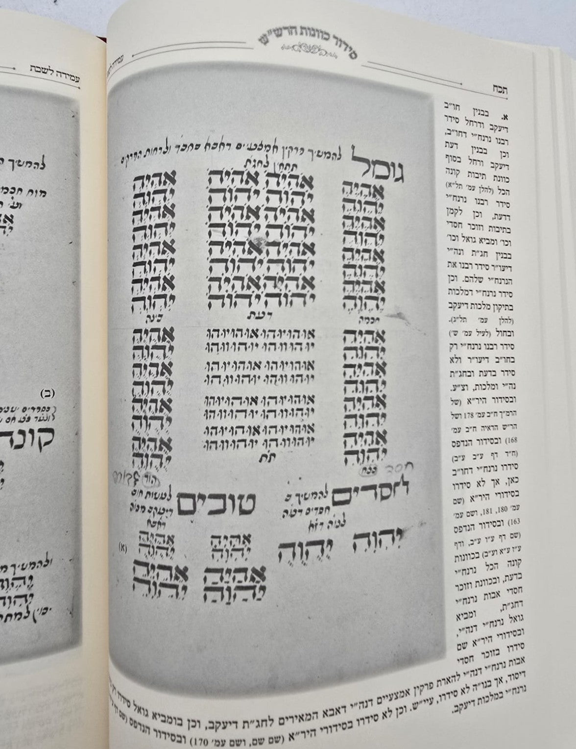 סידור כוונות הרש"ש - בכתיבת יד כמוהר"ר וידאל קואינקה זלה"ה / אהבת שלום