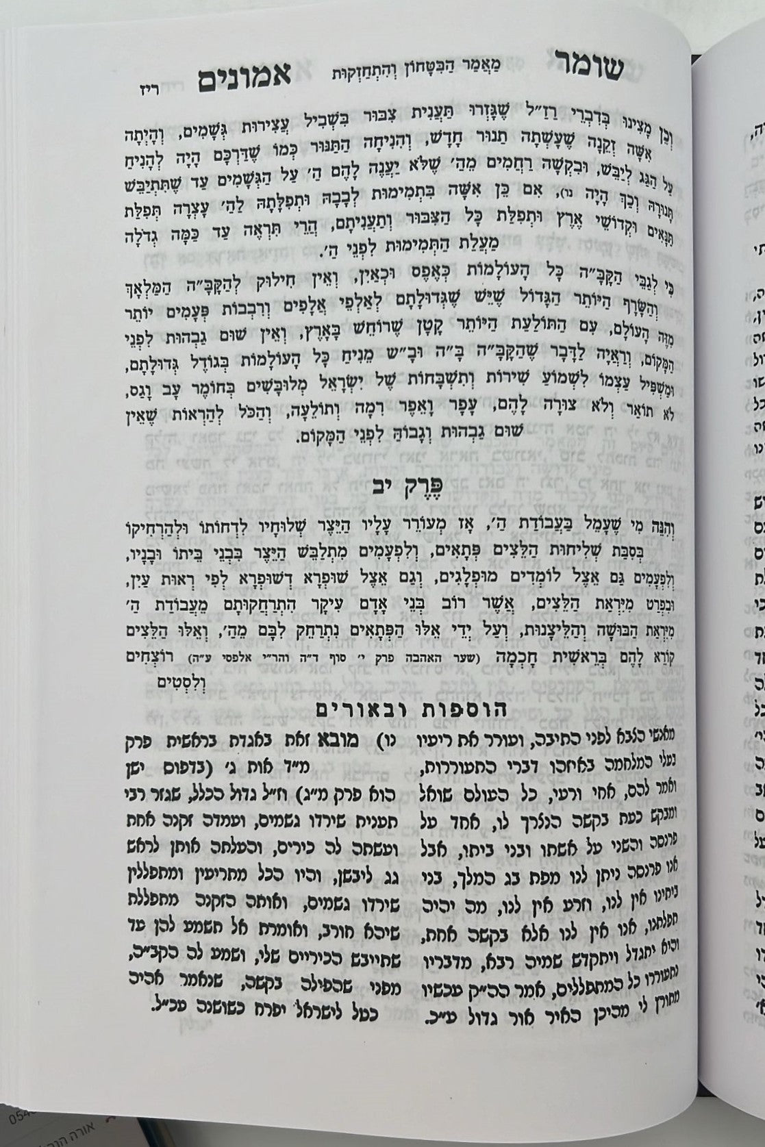 שומר אמונים המנוקד / הרב אהרון ראטה