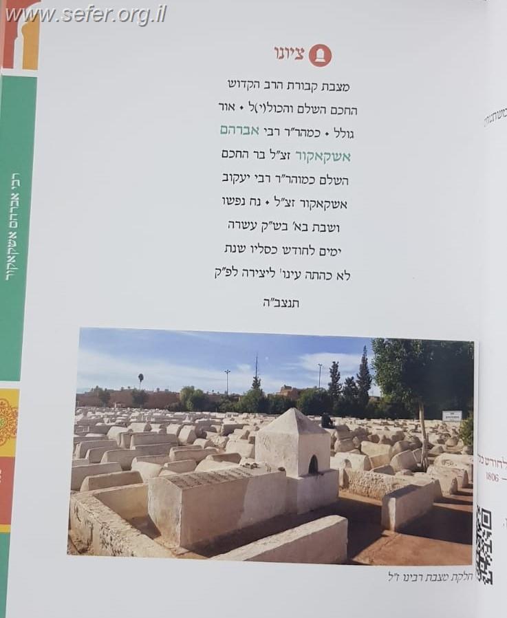 קדושי מראכש / ר' יוסף הלל