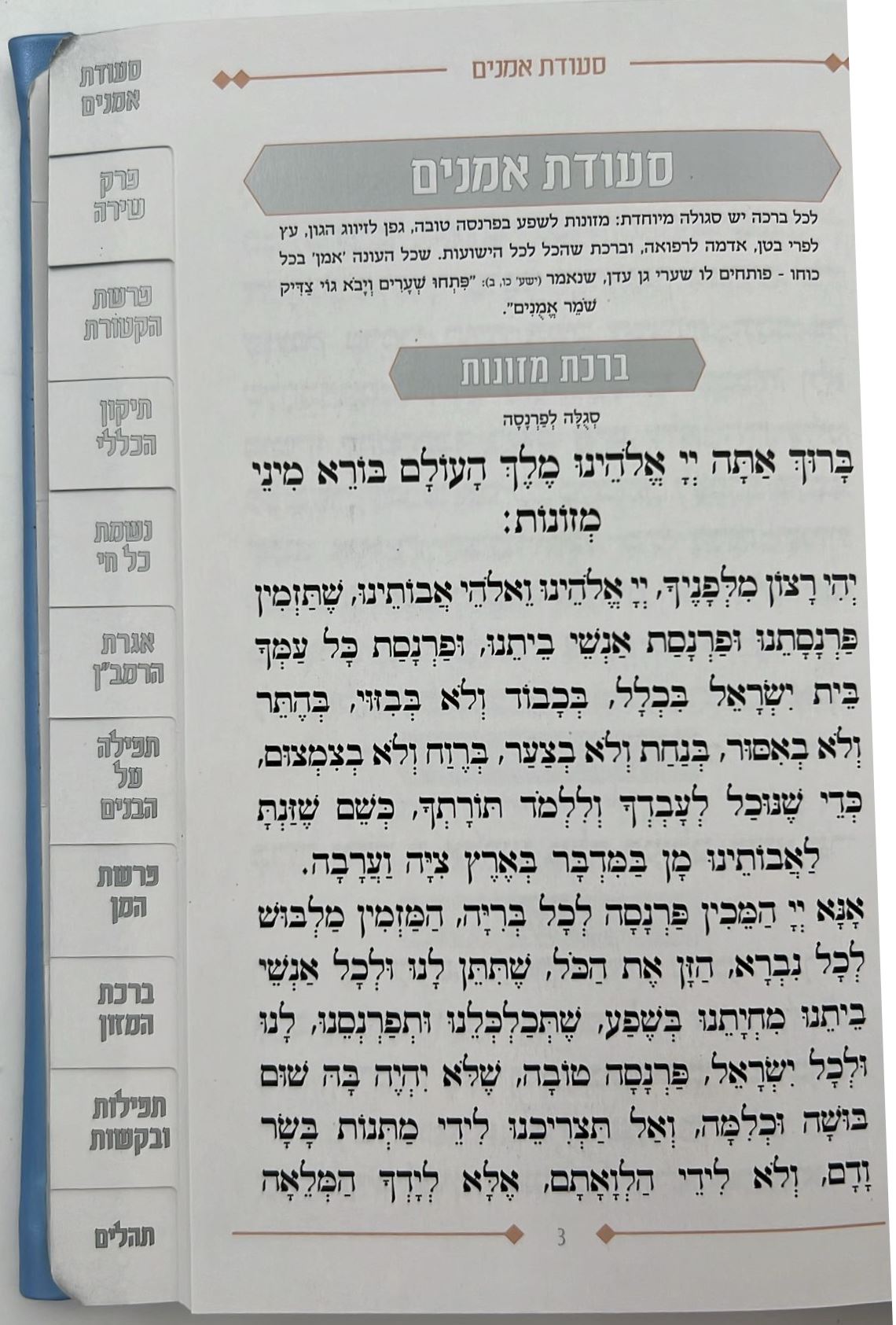 שיר ושבחה הלל וזמרה - עם ספר תהילים דמוי עור (PU) / מדורג עם לשוניות