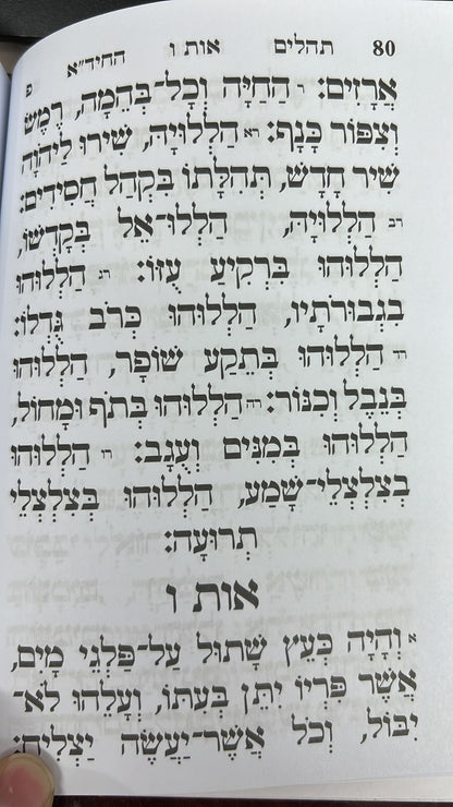 ספר תהילים ע"פ החיד"א