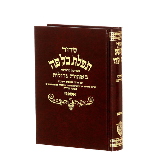 סידור תפילת כל פה - נוסח אשכנז / פורמט בינוני