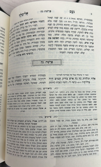 נועם אלימלך המבואר ב' כרכים - פורמט קטן / עוז והדר